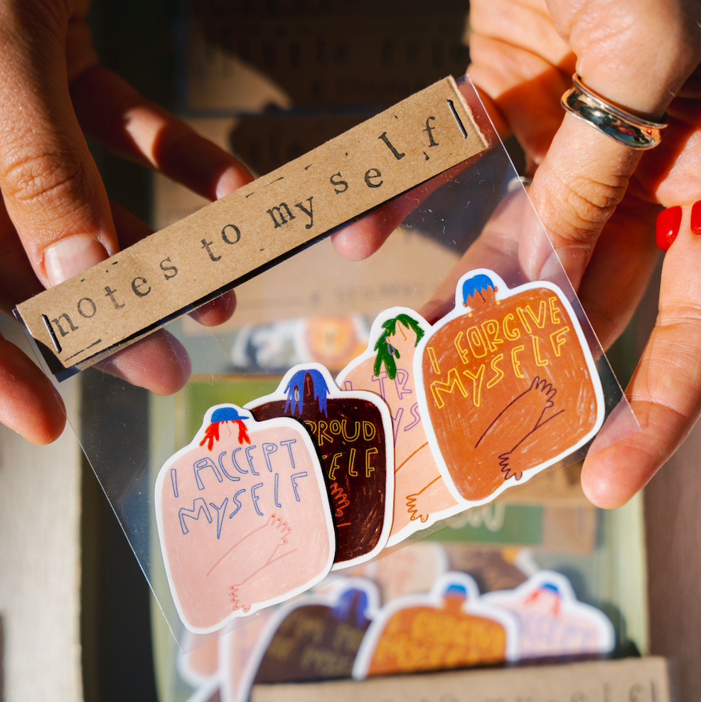 sticker pack - notes to myself