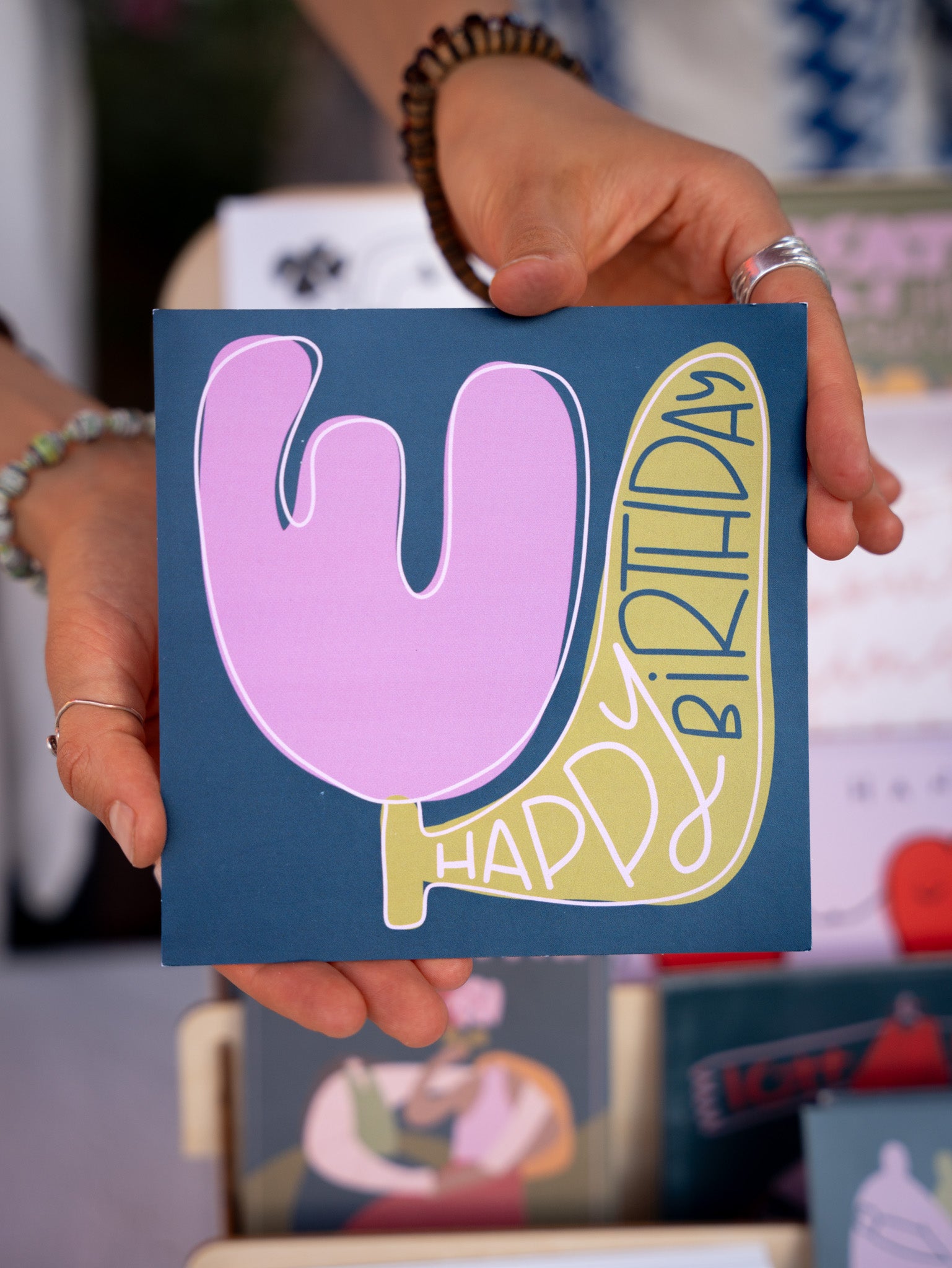 Happy Birthday - Postkarte
