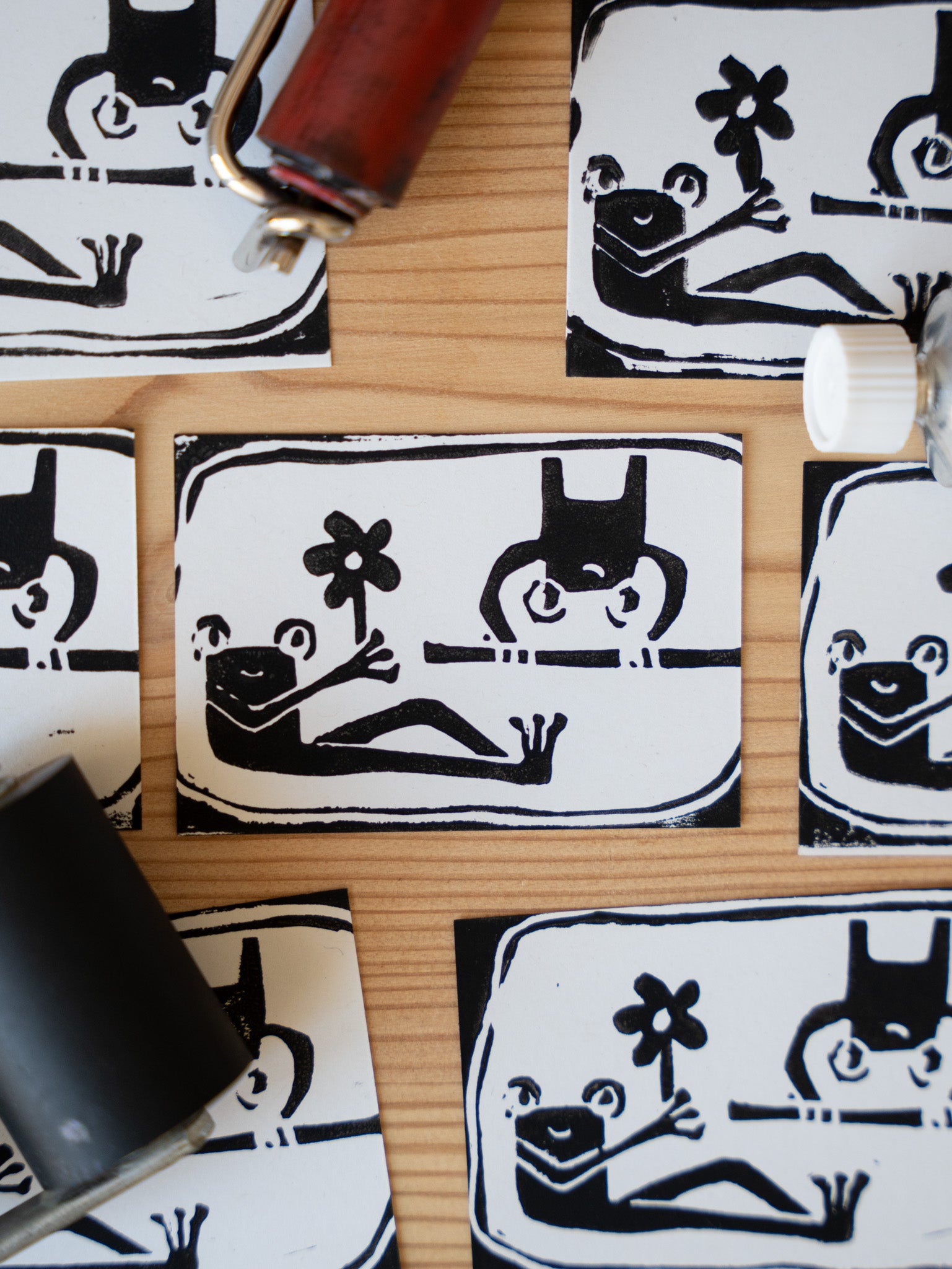 kleines Frosch Duo - Mini-Prints