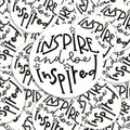 inspire and be inspired - Sticker