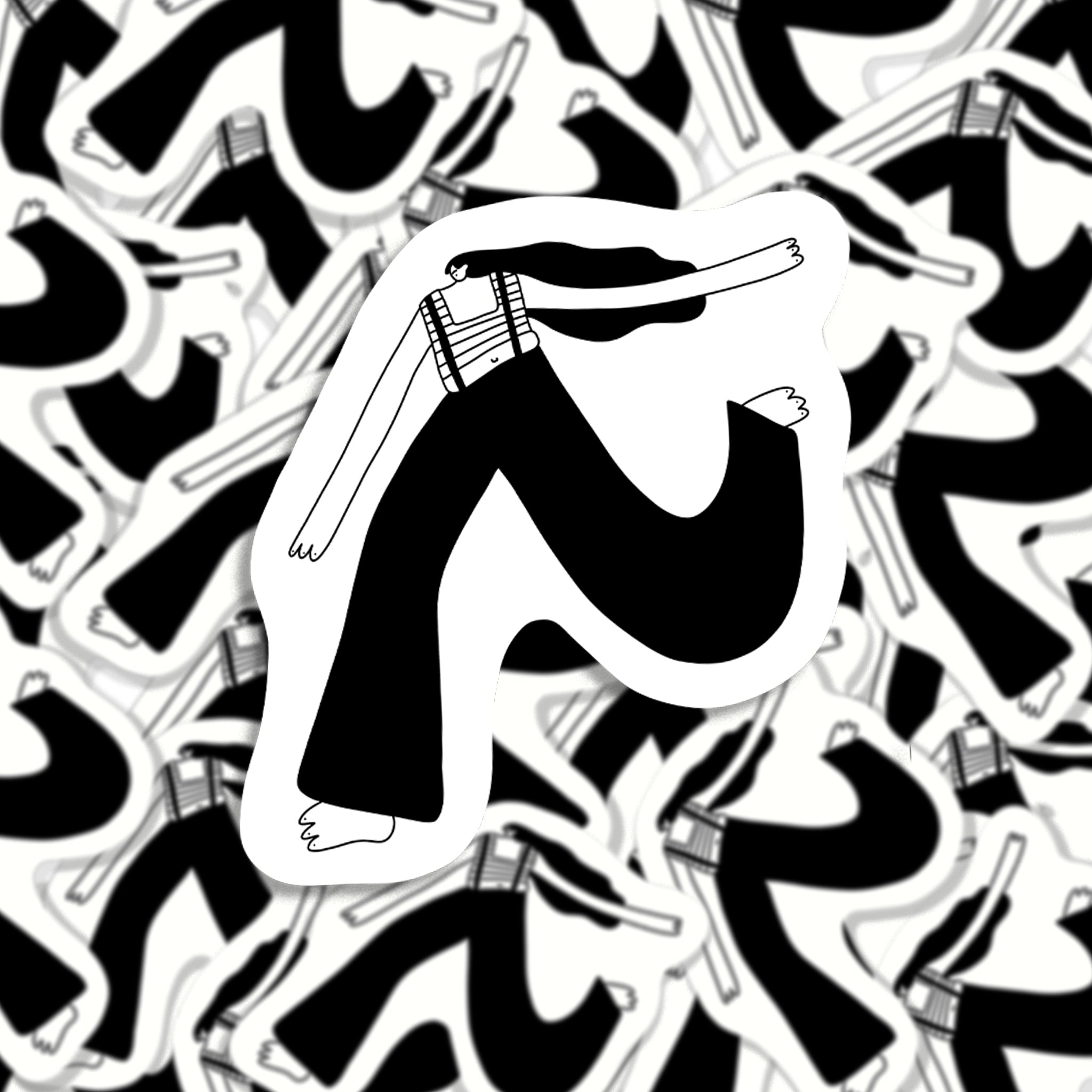 laufende Person - Sticker