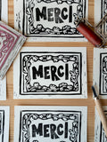 Merci - Linoldruck