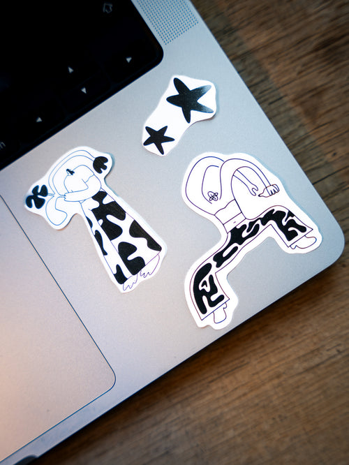 Blumenperson - Sticker