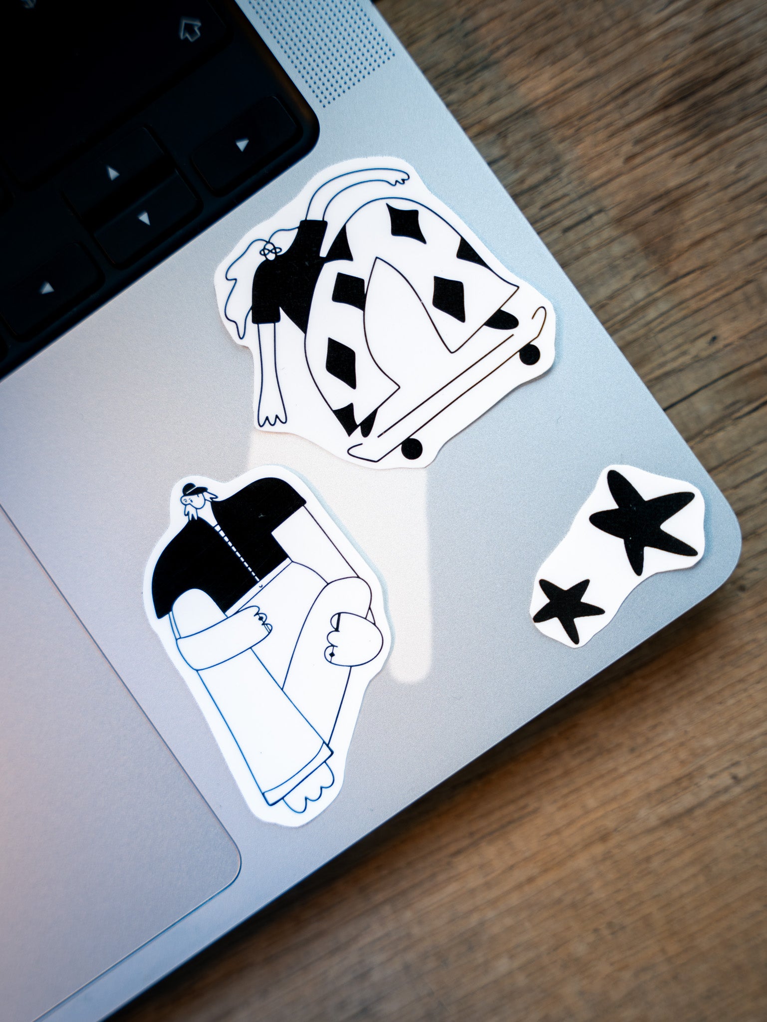 Sitzende Person - Sticker