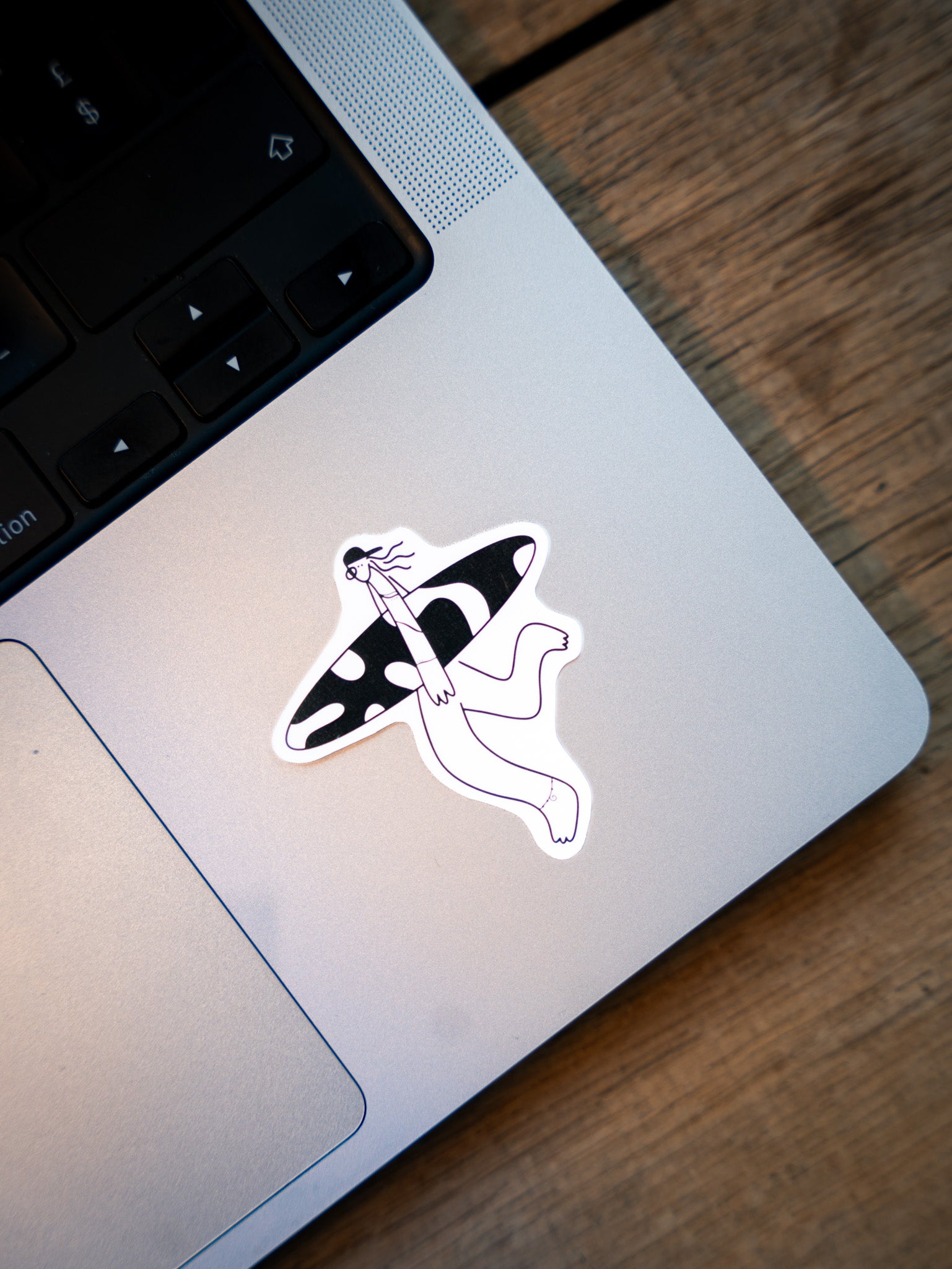 surfende Person - Sticker